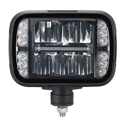 jakość  Black SAE 5 X 7 LED Snow Plow Headlights 30W 6000K High Low Beam fabryka