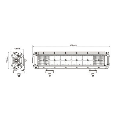 24szt * 3w Off Road Driving Dual Row Led Light Bar dla SUV 2700lx R10