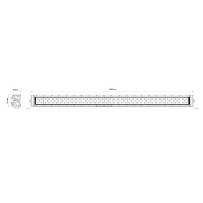 CE 40in 240W LED Light Bar z podgrzewaną soczewką TS 16949