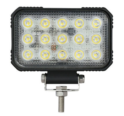 Motocykl 75W Prostokątna lampa przeciwpowodziowa Podwójny montaż IP67 IP69K