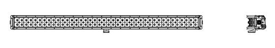 41,5 cala 240W Zakrzywiony rząd Podwójna listwa świetlna LED CREE LED Car Light Bar Offroad