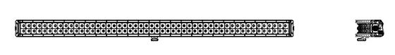52-calowy 300W zakrzywiony dwurzędowy pasek świetlny Led Light Bar Truck Offroad ATV SUV Light Bar