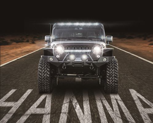 5700K Dwurzędowa listwa świetlna LED 44w Obudowa aluminiowa