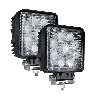 RoHS 27Watt 2PCS LED Work Flood Lights 2160 Lm dla UTV