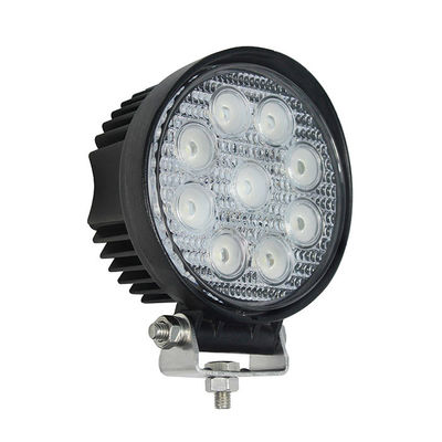 2160lm Okrągłe reflektory robocze LED 27W Przemysł górniczy Oświetlenie terenowe